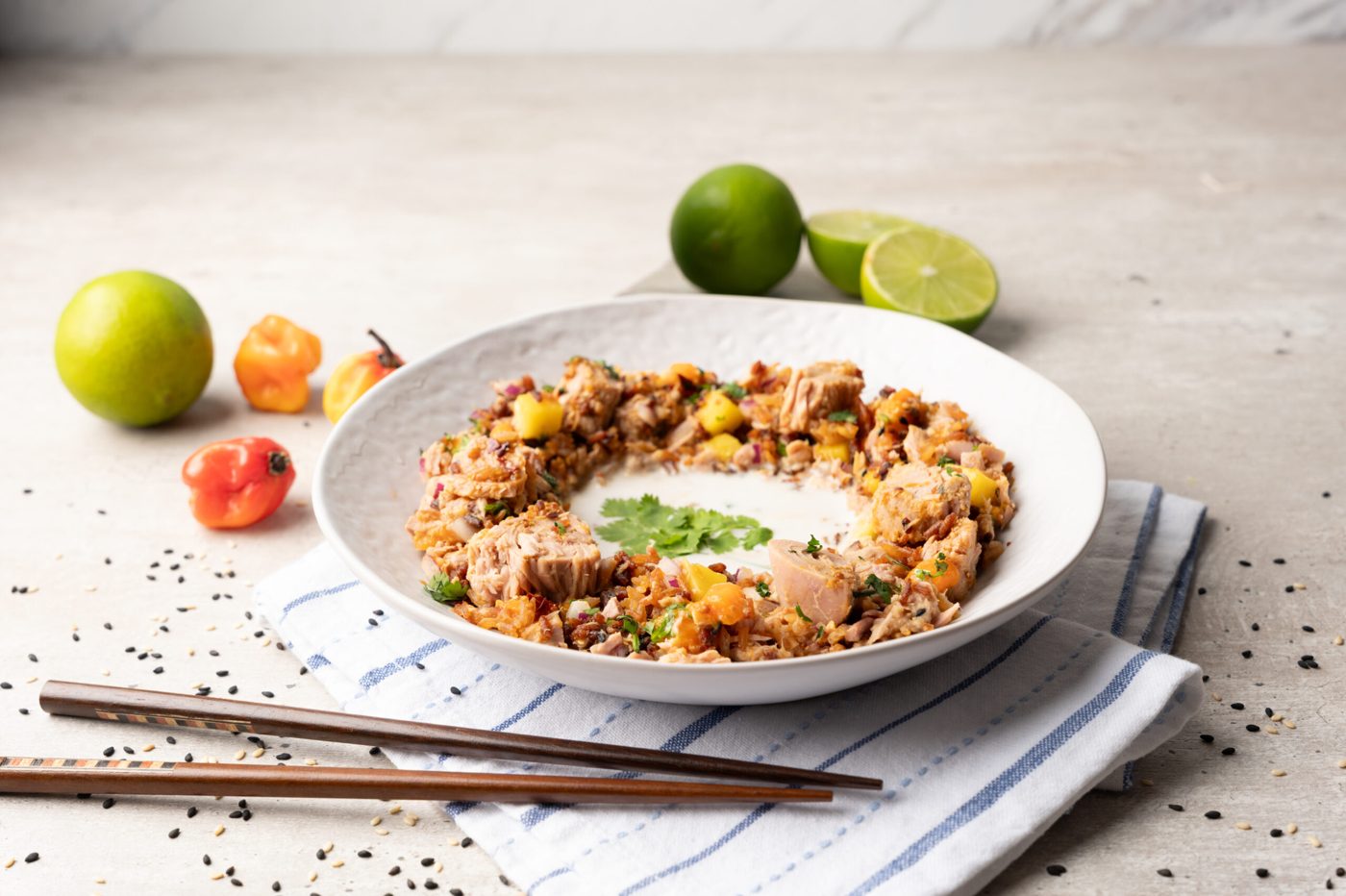 Tuna Crispy Rice Ceviche